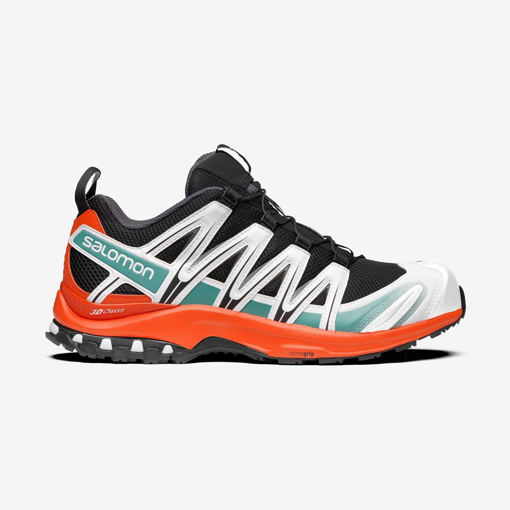 SALOMON XA PRO 3D Philippines - Men's Sneakers - Black / Red Orange | 705284-DAP